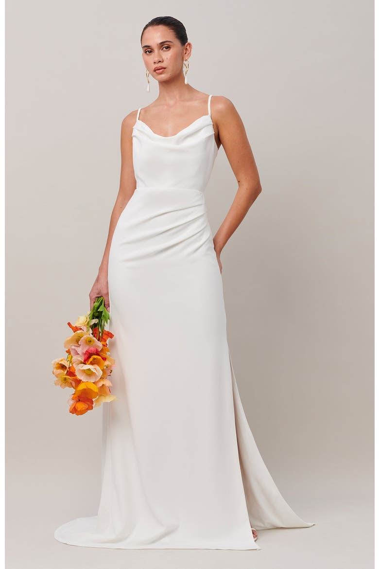 Araminta Gown, Alternate, color, White