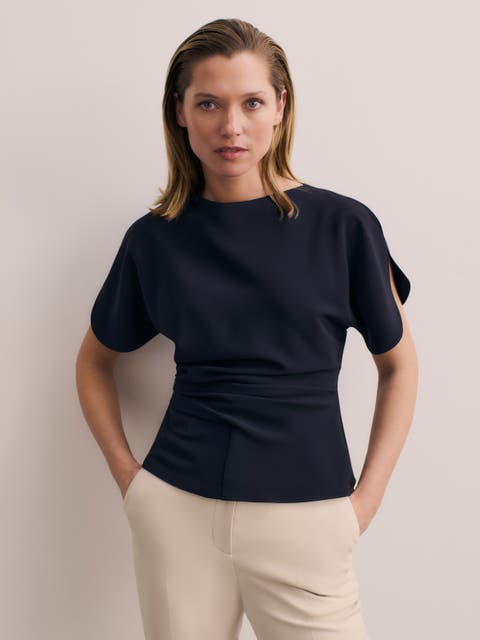 Salerno Clever Crepe Top