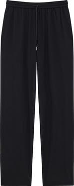 Theory Wool Blend Drawstring Pants
