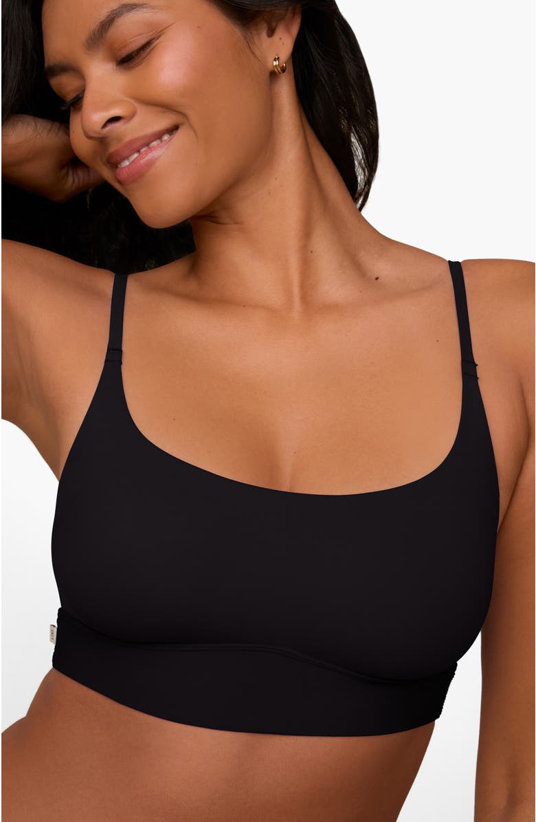Harper Wilde Bliss Scoop Bralette, Alternate, color, Black