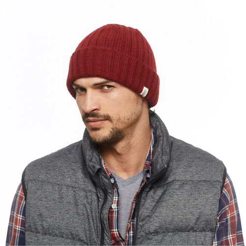 Nirvanna Designs Clyde Rib Fold Cap In Pink Quartz