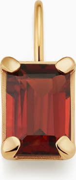 Oradina 14K Gold Date Me Birthstone Pendant Charm