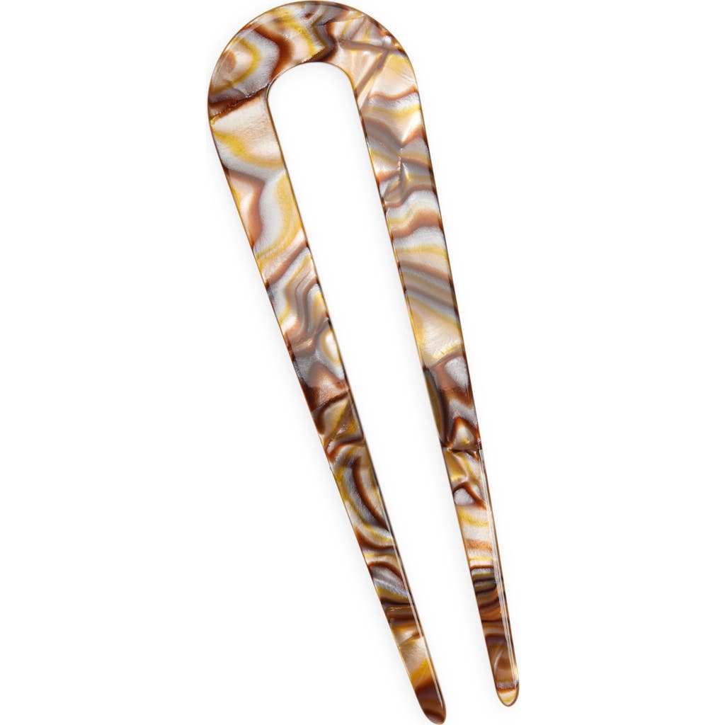 France Luxe Skinny Flex Chignon Hair Pin In Black