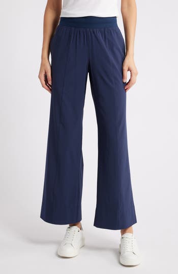 Nz Active By Nic+zoe Tech Stretch Flare Pants In Ink