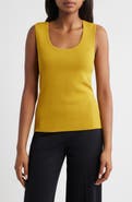 Tahari ASL Scoop Neck Sweater Tank