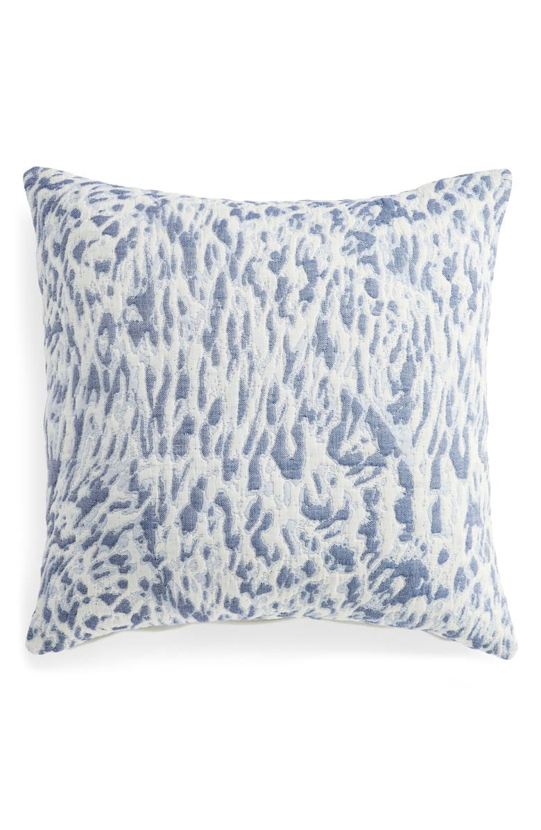 DKNY Animal Gauze Accent Pillow, Main, color, Blue