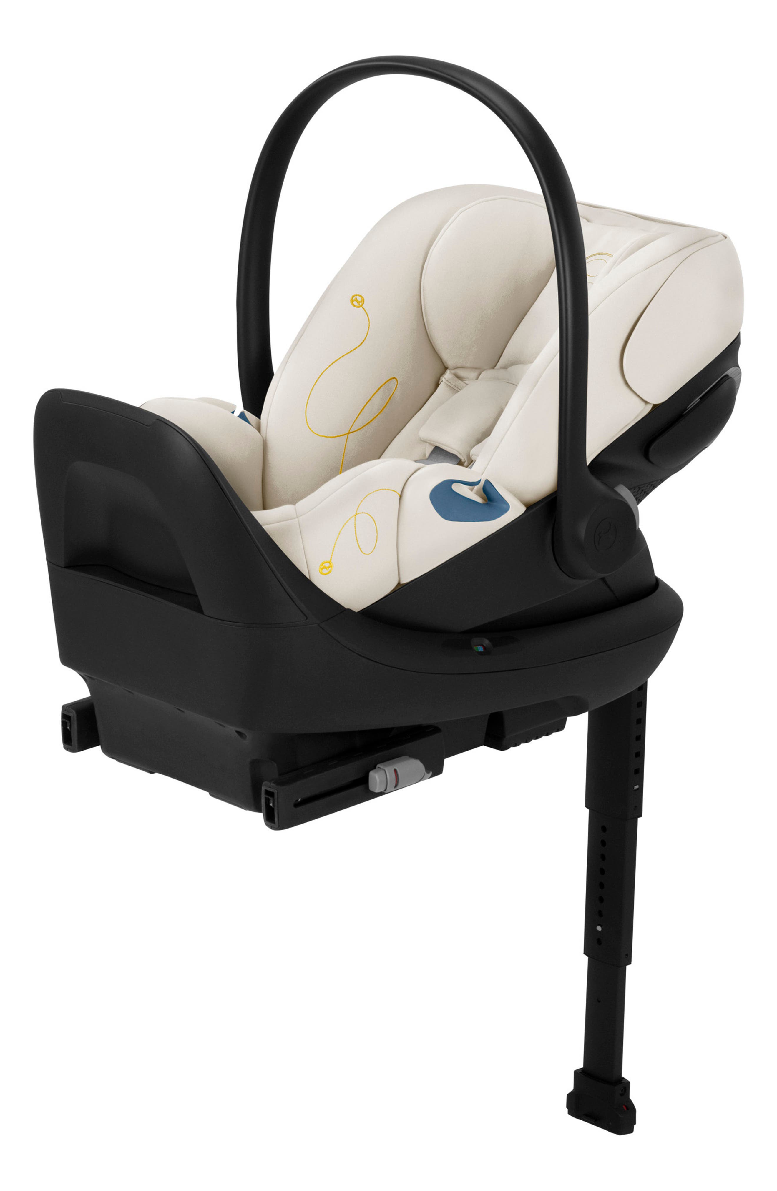 CYBEX Cloud G Lux Comfort Extend SensorSafe™ Car Seat & Base in Seashell Beige 