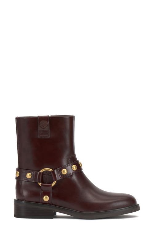 Vince Camuto Amais Moto Boot In Burgundy