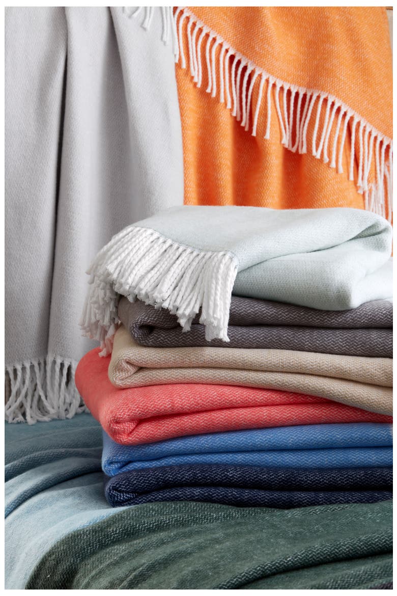 Pezzo Throw Blanket, Alternate, color, NAVY