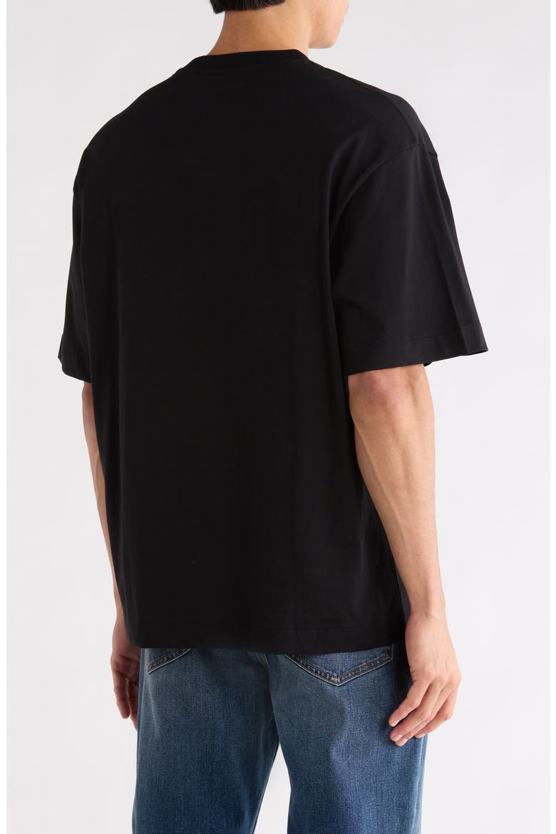 Bookish Flower Graphic T-Shirt, Alternate, color, BLACK-WHITE