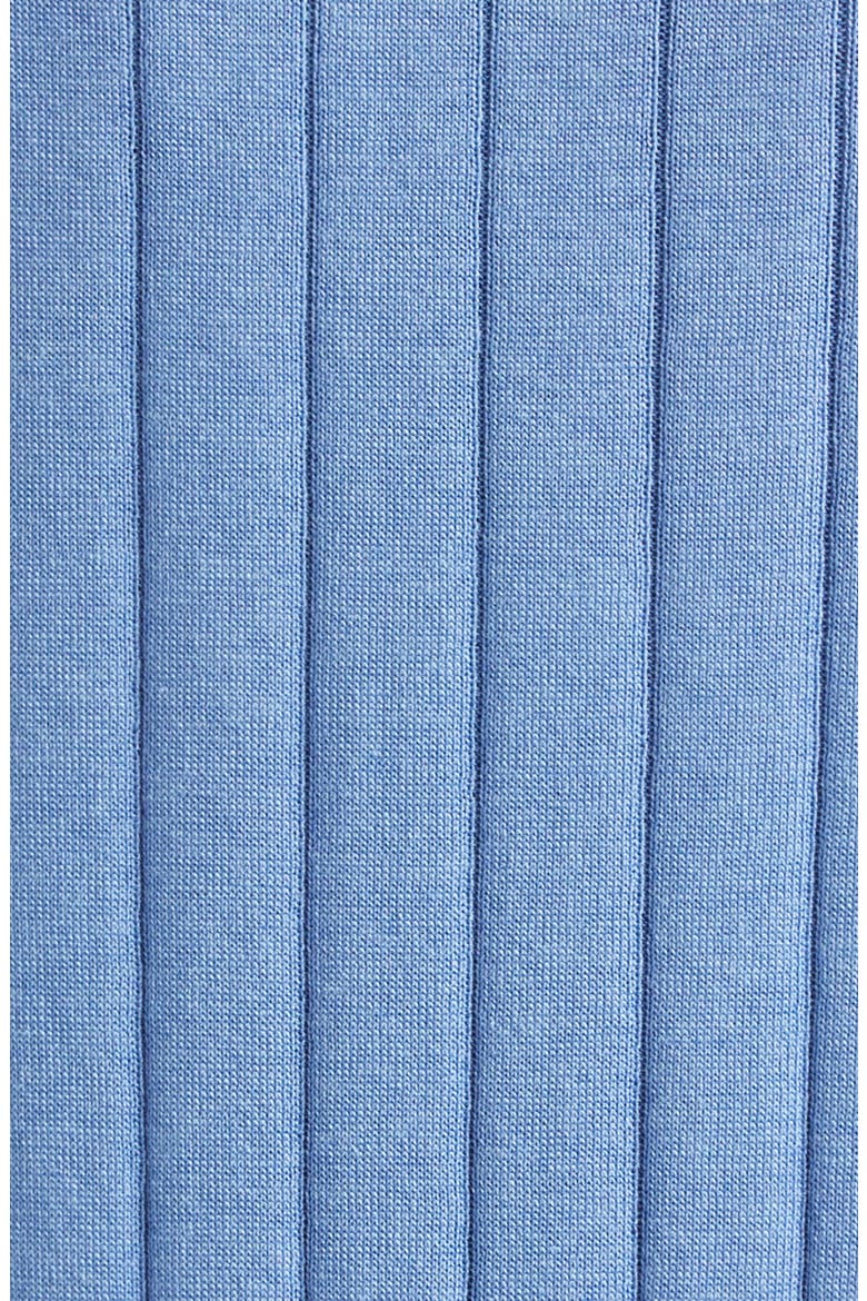 Roots Long Sleeve Rib Polo, Alternate, color, ATLANTIC BLUE