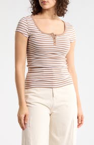 Abound Short Sleeve Henley T-Shirt