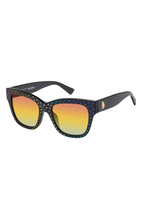 Kurt Geiger London 52mm Cat Eye Sunglasses In Blue