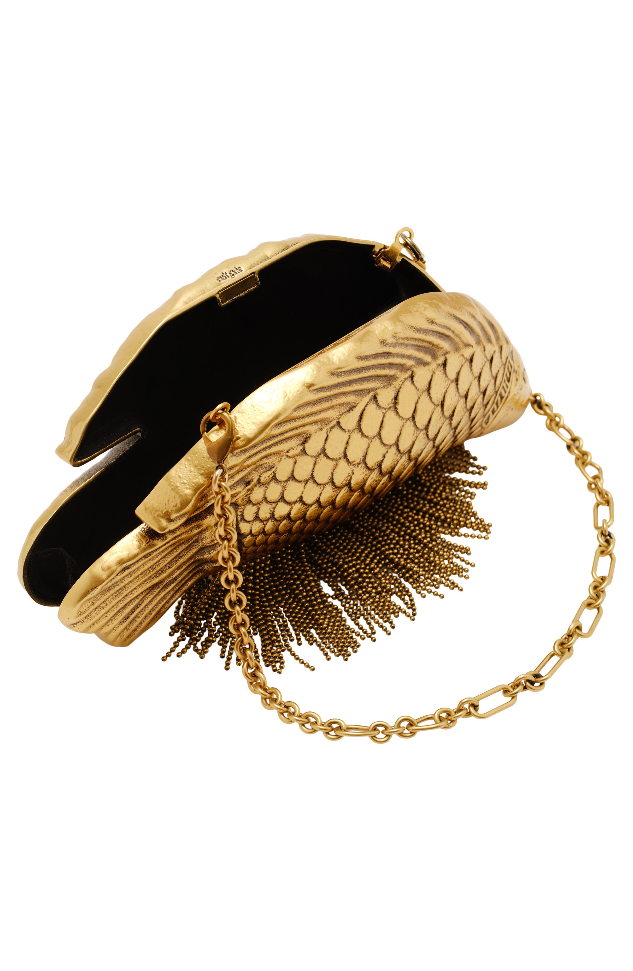 Neemo Fish Clutch, Alternate, color, ANTIQUE BRASS