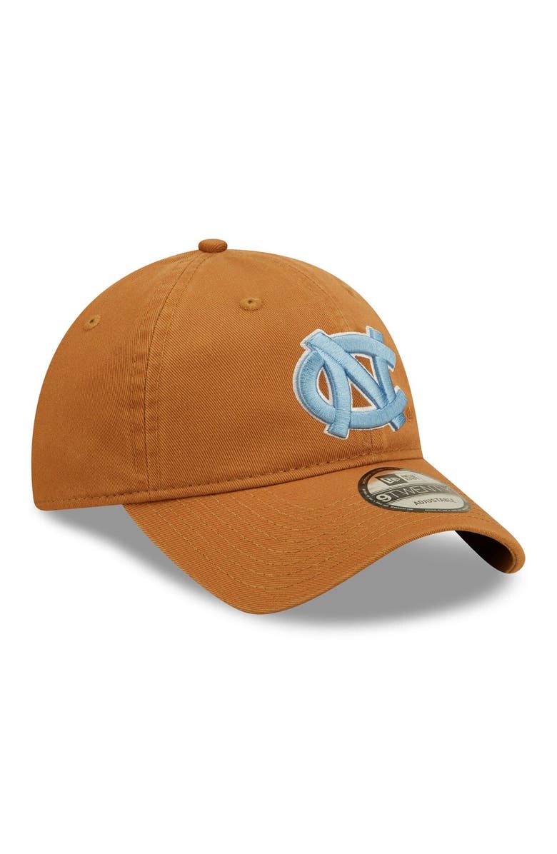 New Era Men's New Era  Khaki North Carolina Tar Heels Core Classic 2.0 9TWENTY Adjustable Hat, Alternate, color, 
