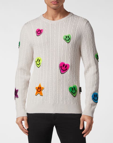 Wool Pullover Round Neck Men