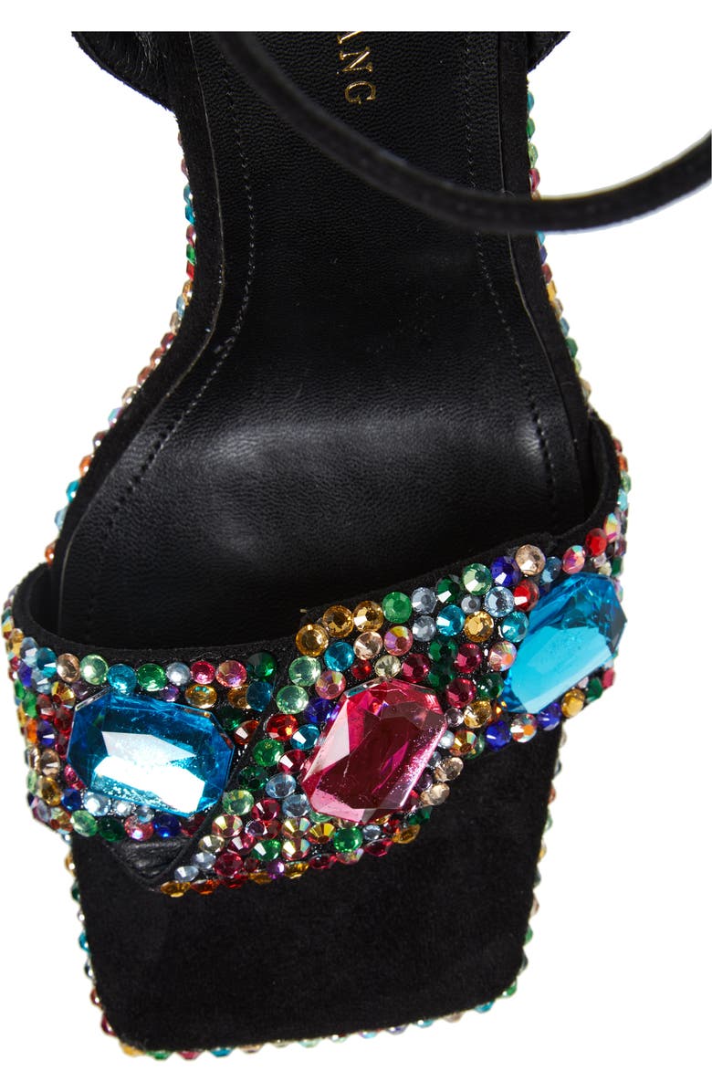 AZALEA WANG Discoball Ankle Strap Sandal, Alternate, color,