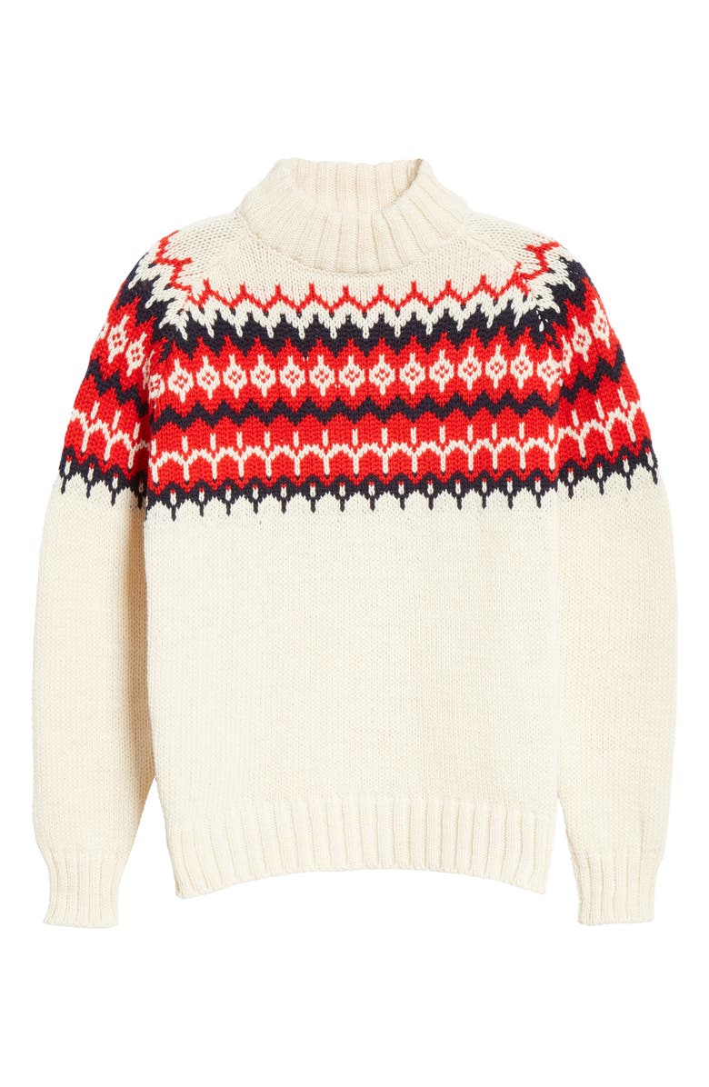 &Daughter Bansha Fair Isle Merino Wool Sweater, Alternate, color, 