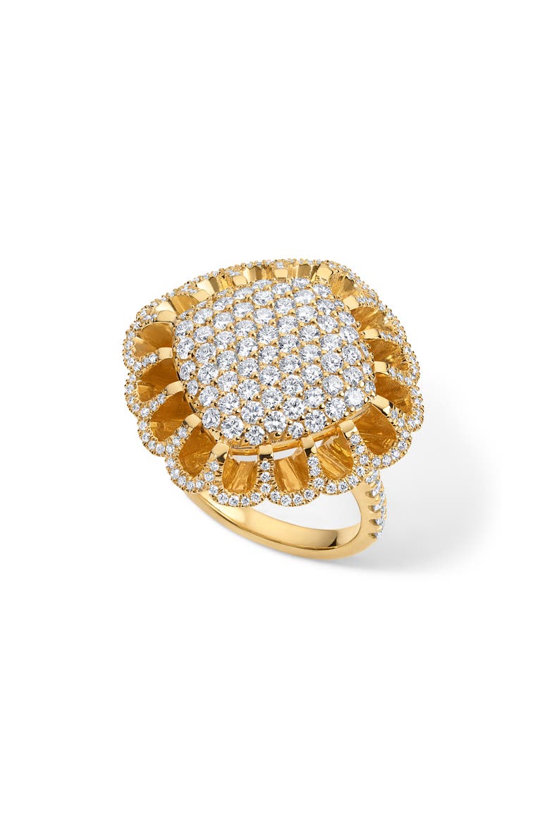 Floating All Diamond Ring, Alternate, color, 18K YELLOW GOLD