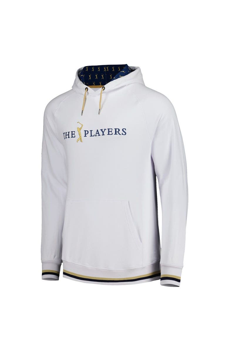 BARSTOOL GOLF Men's Barstool Golf White THE PLAYERS Lined Printed Raglan Pullover Hoodie, Alternate, color,