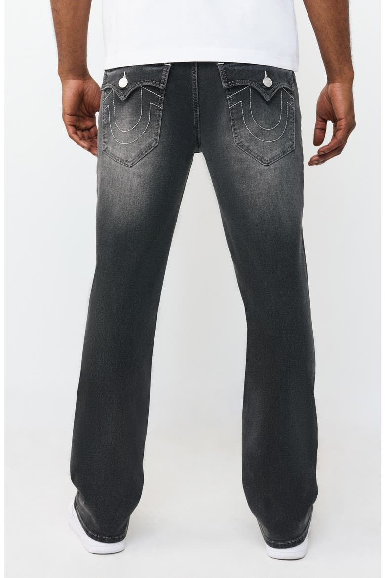 Ricky Snap Flap Straight Leg Jeans, Alternate, color, GREY GLOOMY WASH