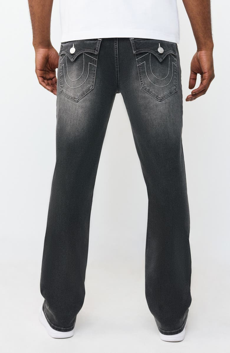 True Religion Ricky Snap Flap Straight Leg Jeans, Alternate, color, Grey Gloomy Wash