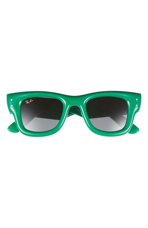 Ray Ban Ray-ban 47mm Small Square Sunglasses In Green