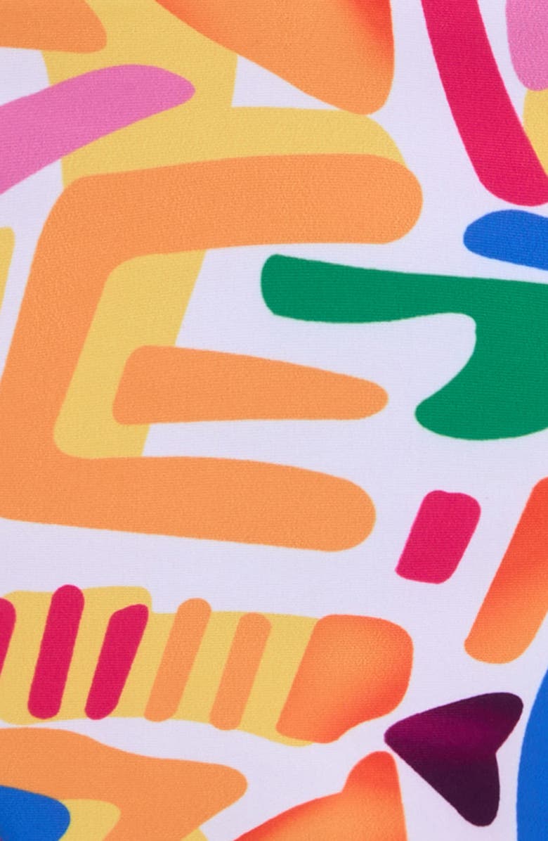 Ava & Yelly Kids' Geo Knot Two-Piece Swimsuit, Alternate, color, 