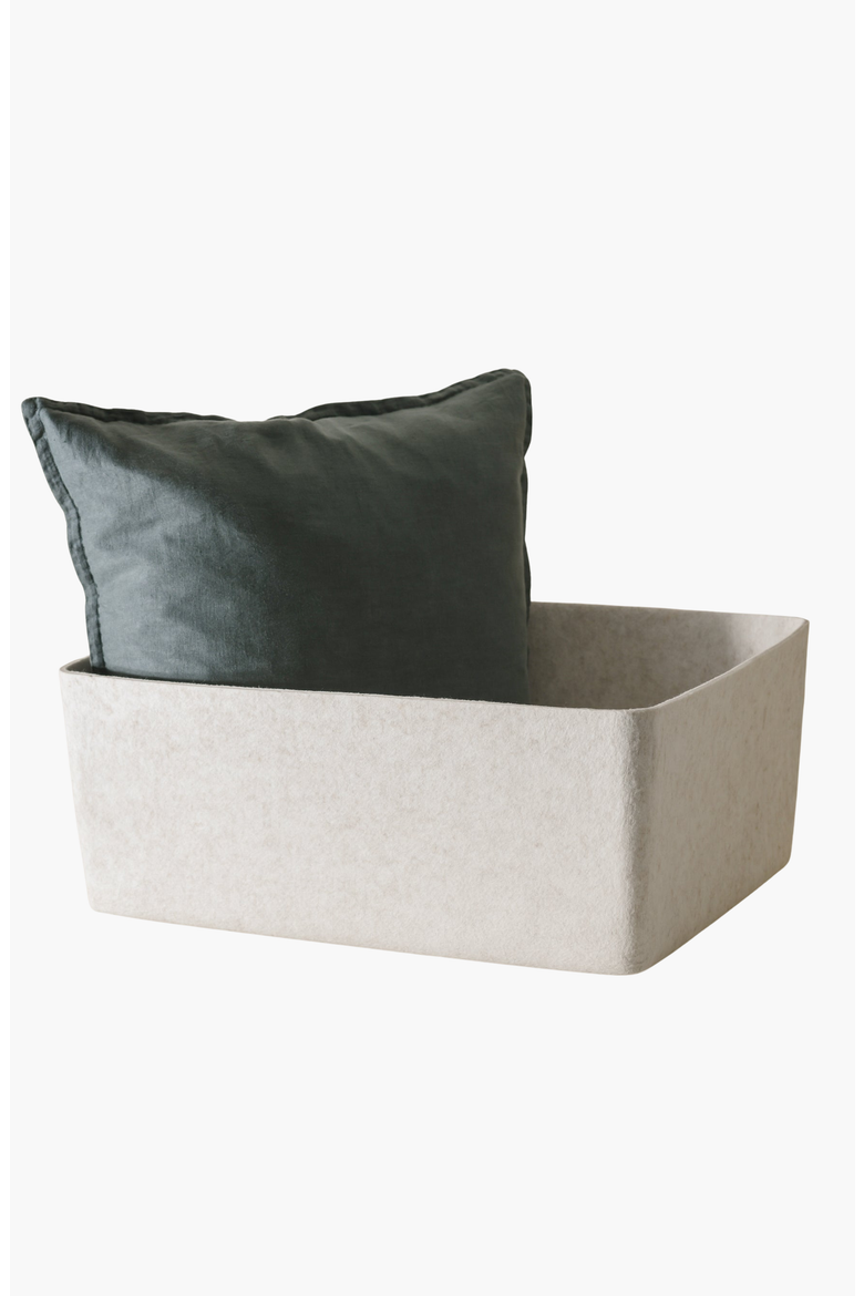 The Sculpted Bin - XL, Alternate, color, Stone