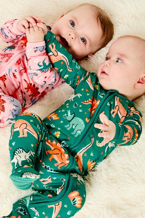 Shop Clover Baby & Kids Soft & Stretchy Zipper Footie