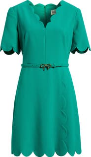 Eliza J Scallop Sheath Dress