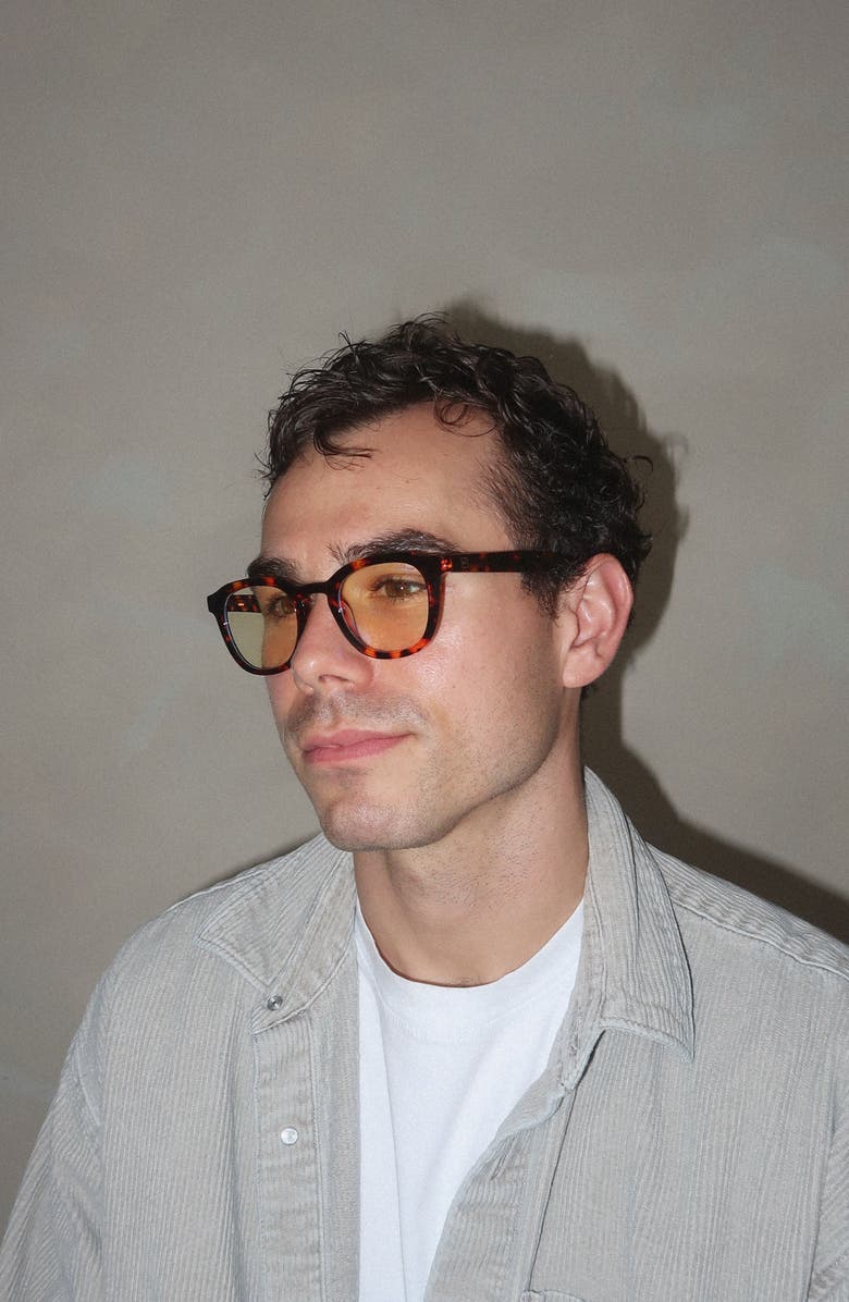 INDY JB Round Blue Light Glasses, Alternate, color, Tortoise Shell