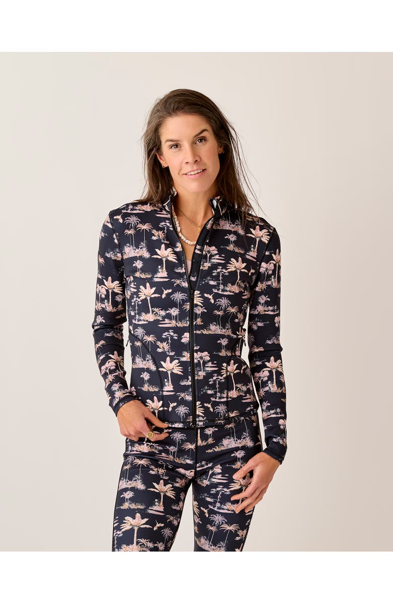 Carve Designs Stella Zip-Up Jacket, Main, color, Black Toile