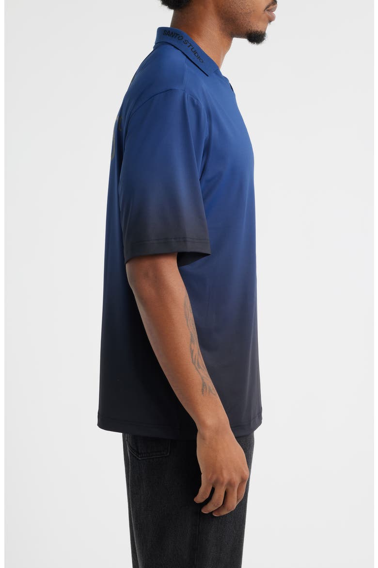 4 Aces Club Graphic Polo, Alternate, color, BLUE