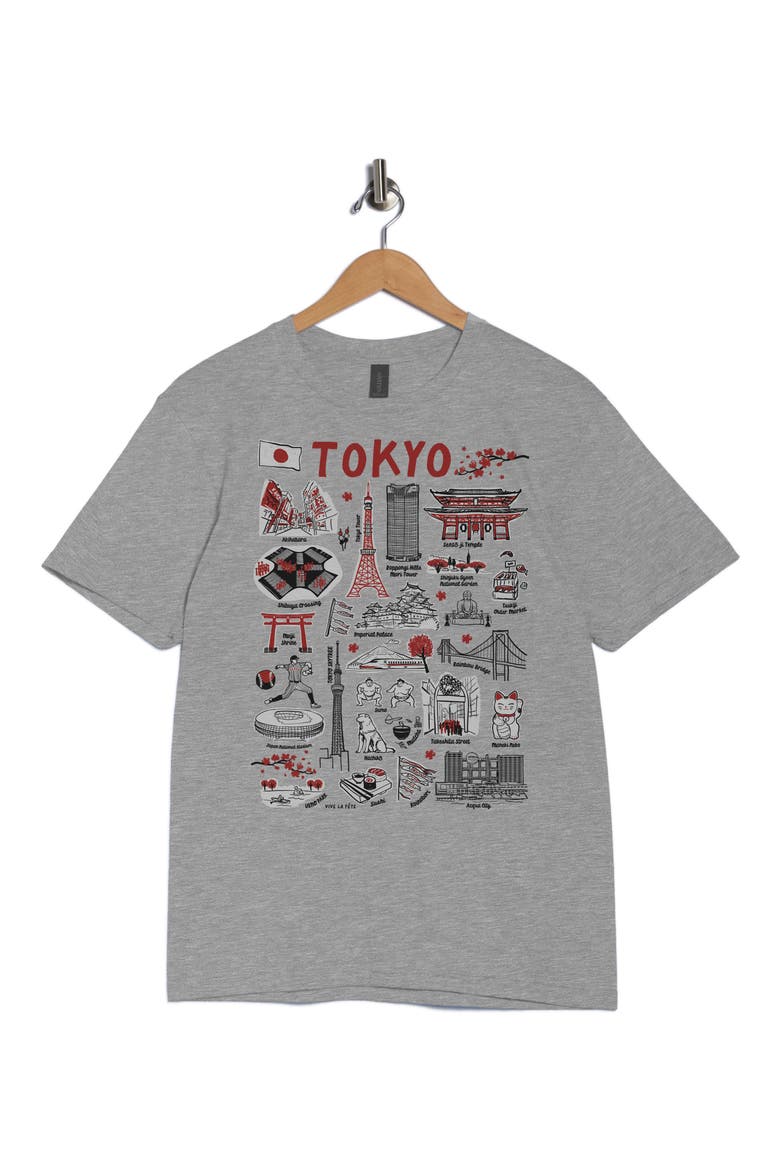 Tokyo Graphic T-Shirt, Alternate, color, SPORT GREY