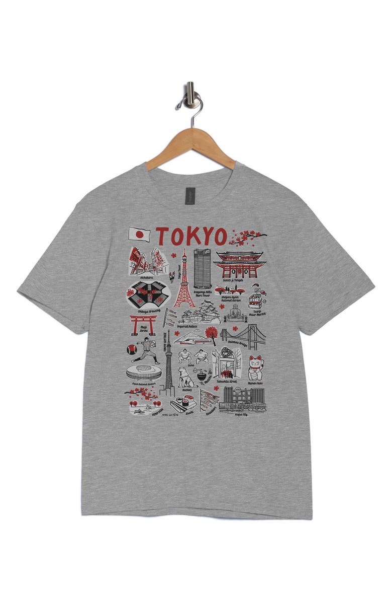 Monster Digital Tokyo Graphic T-Shirt, Alternate, color, Sport Grey