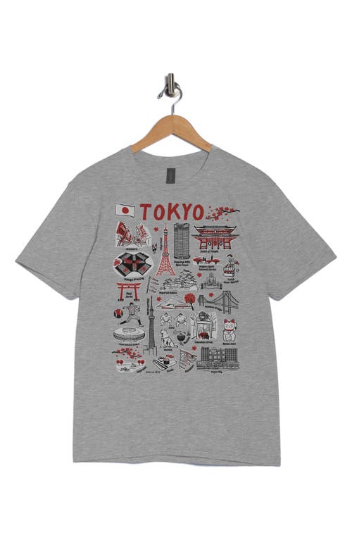 Monster Digital Tokyo Graphic T-shirt In Gray