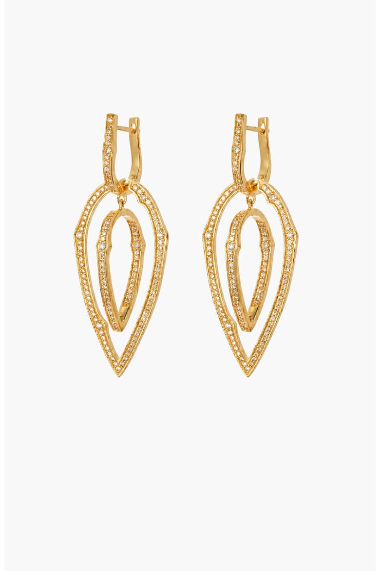 Elowen Teardrop Hoops, Main, color, Gold