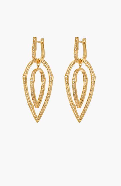 Elowen Teardrop Hoops