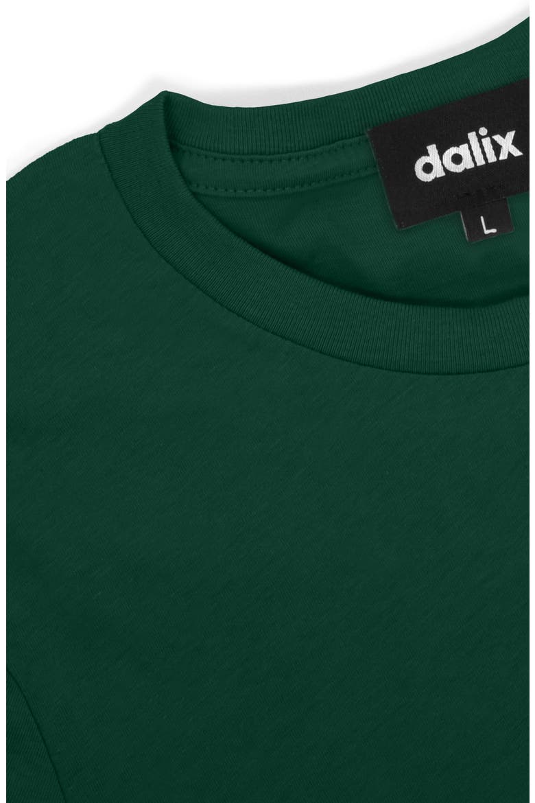 Mens Coffee Martini Midweight Tee, Alternate, color, Forest Green