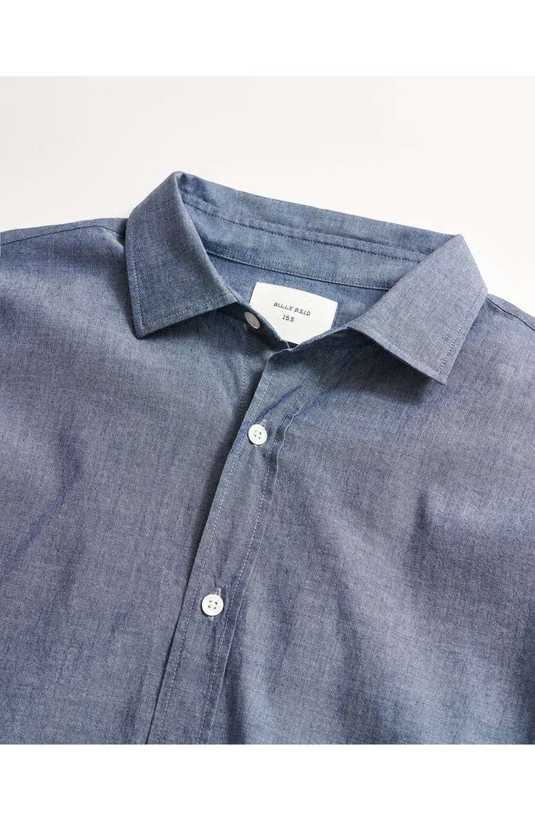 Billy Reid Holt Cotton Chambray Dress Shirt, Alternate, color,