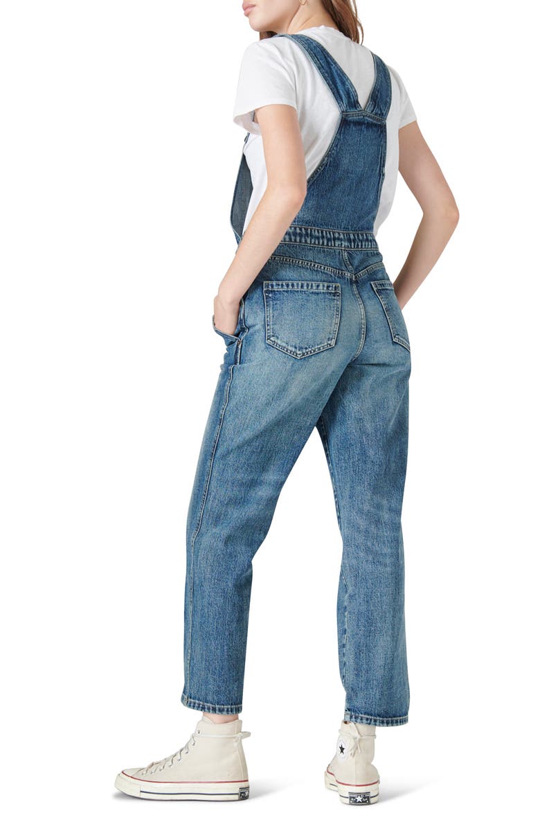 Lucky Brand Boyfriend Overalls, Alternate, color, 