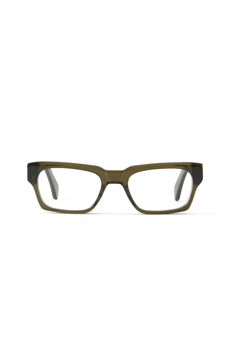 French Kiwis Eyewear Leon Reading Glasses, Main, color, Green / Clear