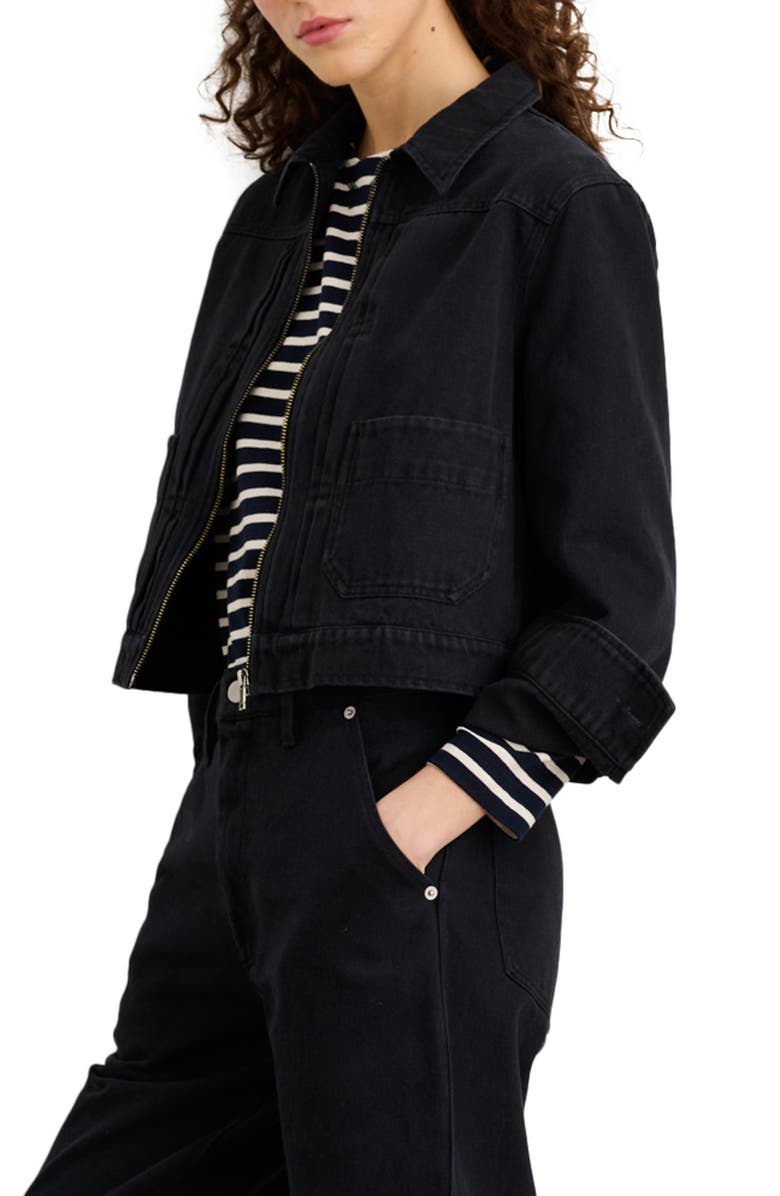 Alex Mill Shrunken Recycled Cotton & Cotton Jacket, Alternate, color, 