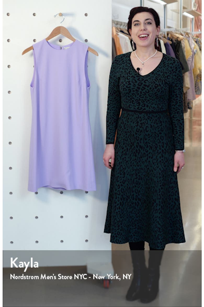 Coley Crepe A-Line Dress video