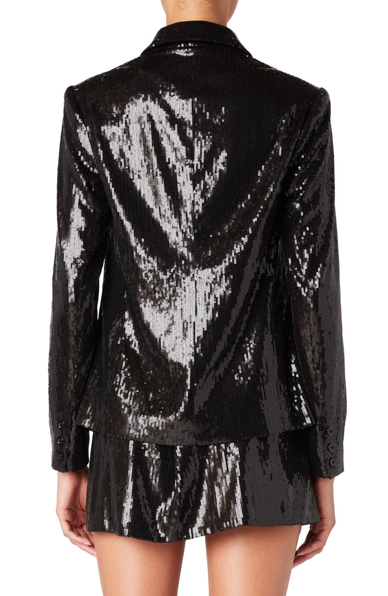 BLANKNYC Sequin One-Button Blazer, Alternate, color, Party Time