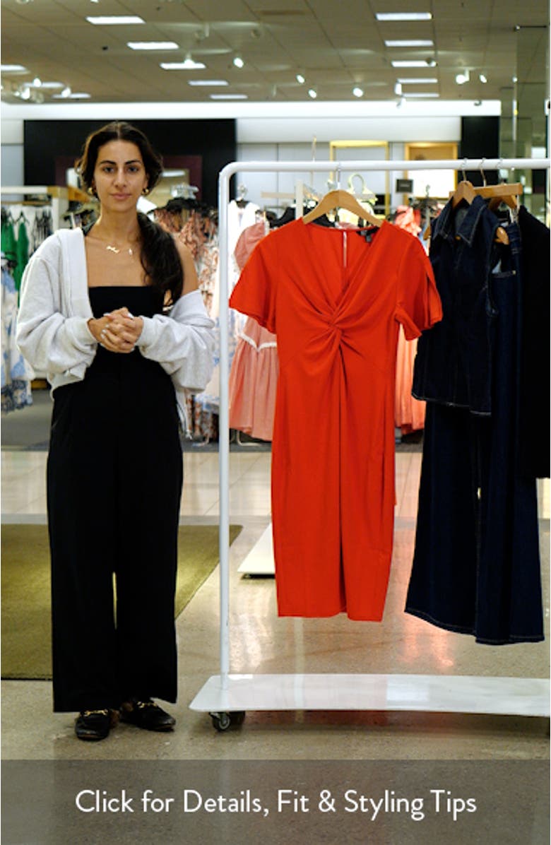 Twist Front Midi Dress, sales video thumbnail