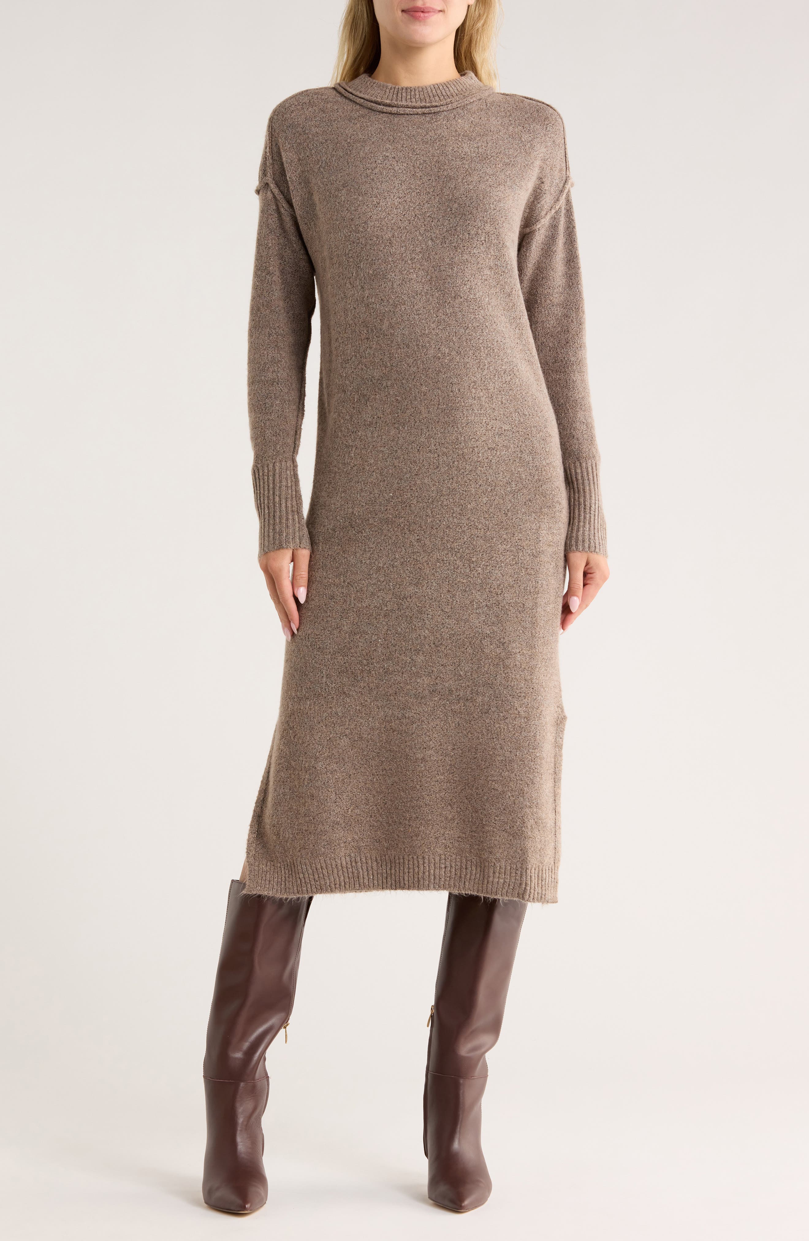STITCHDROP Highline Long Sleeve Sweater Dress