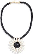 Kenneth Jay Lane Daisy Beaded Necklace
