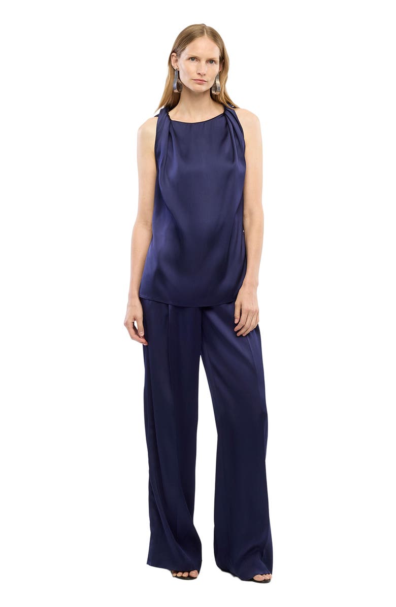 Another Tomorrow Twist Shoulder Top, Main, color, 